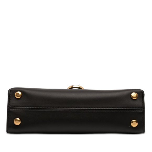 Pre-Loved Ferragamo Leather Gancini Trifolio Swing Top Handle Bag - Picture 3 of 11